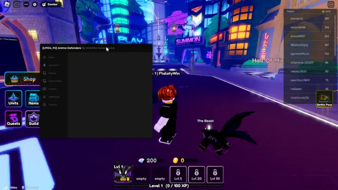 Anime Defenders - Скрипты & читы для Roblox (Auto Place, Auto Farm)