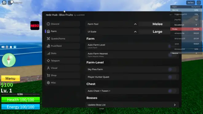 Blox Fruits - Скачать чит на роблокс (Auto Farm, Fast Attack)