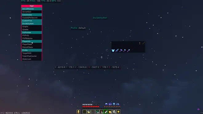 Catalyst - AutoEat, Armor, AutoTool, AcidMode хак клиент на Minecraft