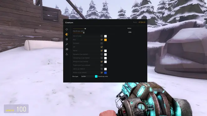 Cranium - Legit чит на Garry's Mod