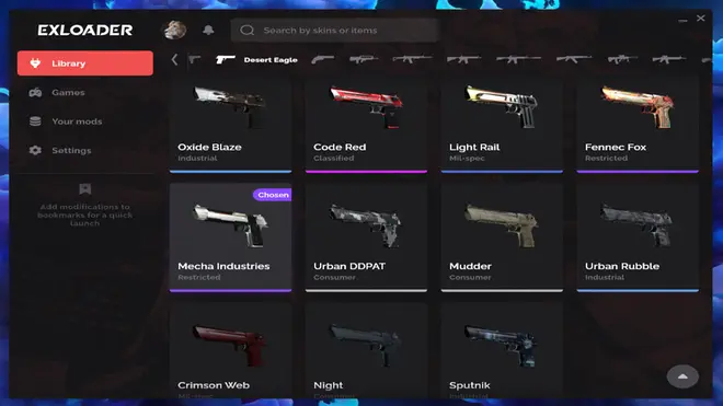 External скинчейнджер ExChanger for CSGO