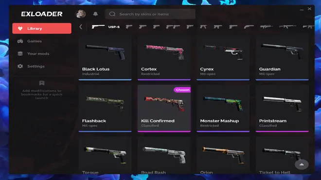 External скинчейнджер ExChanger for CSGO