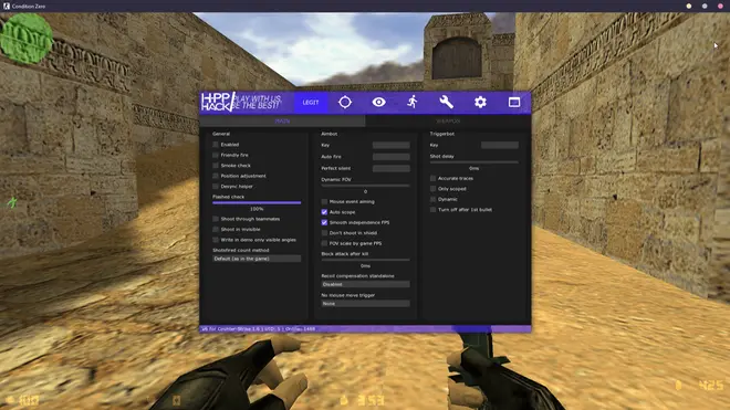HPP v6 кряк - Legit & ХвХ чит на CS1.6