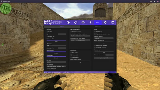 HPP v6 кряк - Legit & ХвХ чит на CS1.6