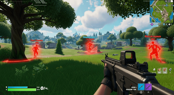 Klavistic External - Wallhack ESP чит для Fortnite c Триггерботом