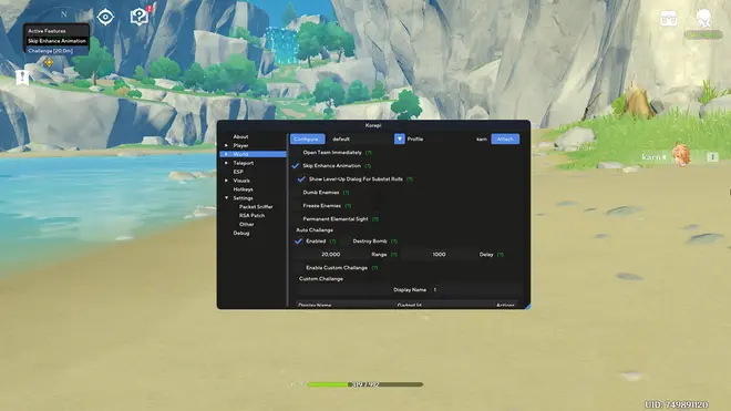 Korepi - первый чит на геншин импакт