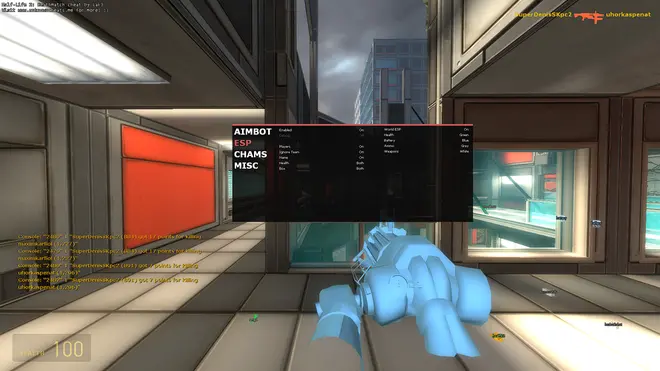 Lak3DM - Легит чит для Half-Life 2: Deathmatch (Wallhack, Aimbot, ESP)