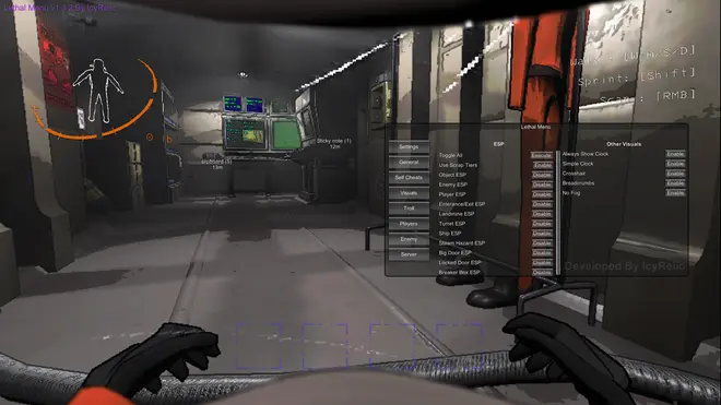 LethalMenu - Чит на Lethal Company (Object ESP, Ship ESP, Troll)