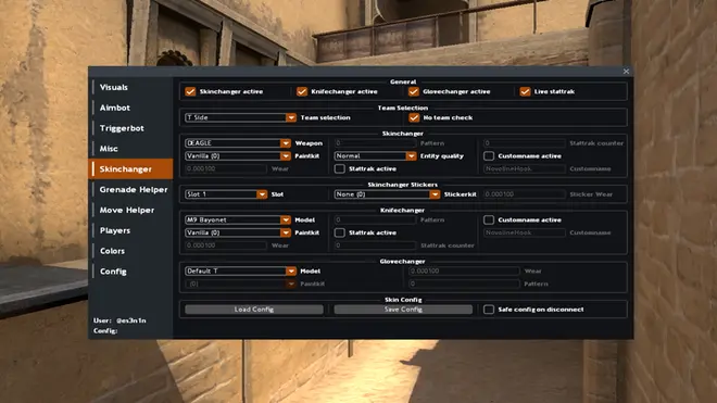 Novo.win - Европейский legit-bot, раскидки гранат, мувмент чит на CS:GO