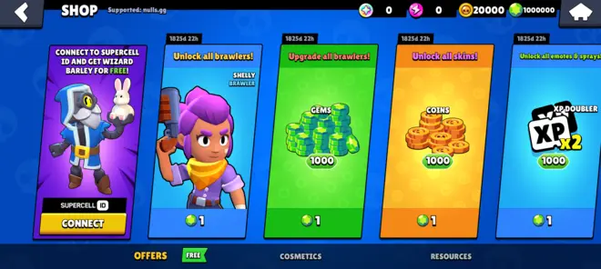 Скачать взлом Бравл Старс бесплатно (Null's Brawl Stars полная версия мод много денег)