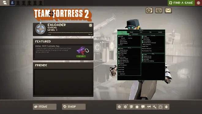 Omicron - HvH чит для TF2 с эксплойтами, аим-ботом, вх и MISC