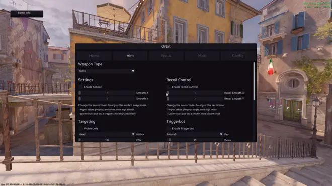 Orbit - Бесплатный kernel wallhack для CS2 + Grenade helper