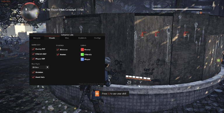 ReflectionLite - простой и оптимизированный чит на The Division 2