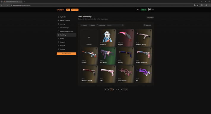 SpurdoChanger - Бесплатный Inventory Changer на КС 2