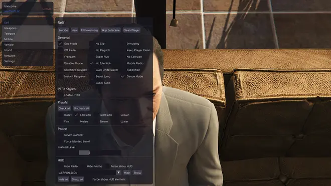 YimMenu - GodMode, Noclip, Freecam чит-клиент на ГТА 5 онлайн