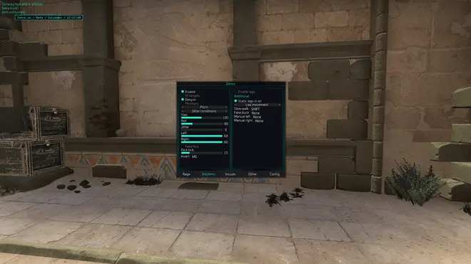 Zenox - Chams, Ragebot, Wallhack, ESP для CSGO